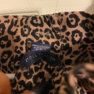 Cheetah print skirt